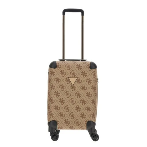 Guess Berta 18 In 8-Wheeler Latte Logo/brown