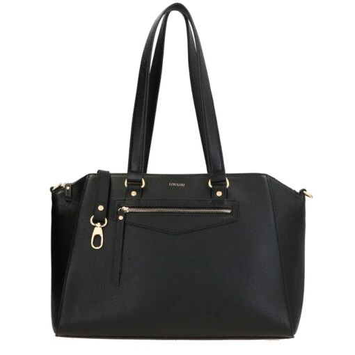 LouLou Essentiels Royal Nappa Laptopbag Black