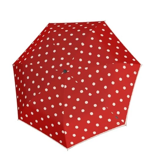 Knirps T.020 Small Manual Dot Art Red
