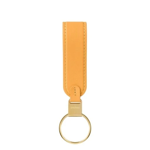 Orbitkey Loop Keychain Leather Orange