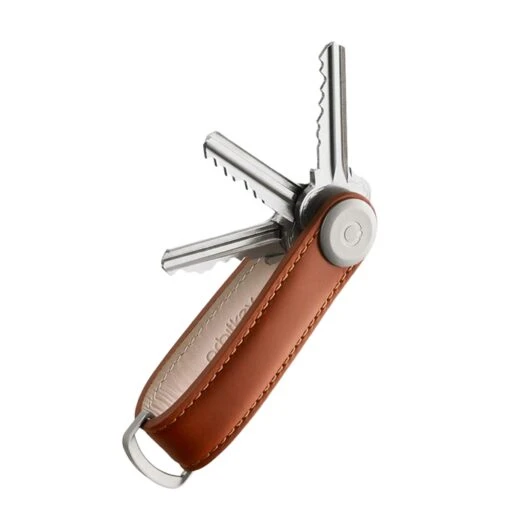 Orbitkey Premium Leather 2.0 Keyholder Cognac / Tan