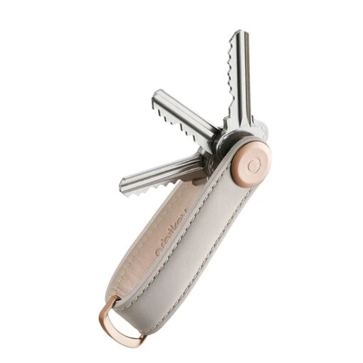 Orbitkey Premium Leather 2.0 Keyholder Stone / Grey