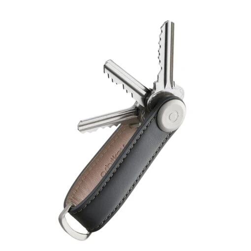 Orbitkey Premium Leather 2.0 Keyholder Charcoal / Grey